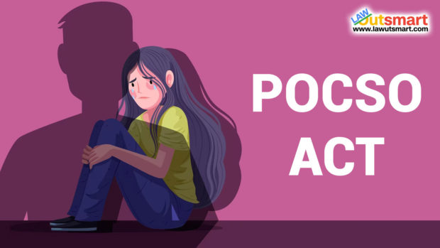pocso act vector image